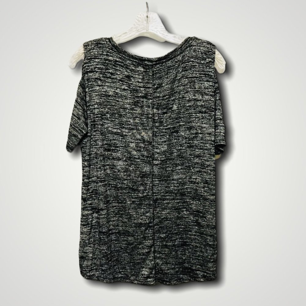 Rag & Bone Small Heather Cold Shoulder T Shirt - Picture 3 of 6